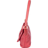 Prada Pink Leather Ribbon Mini Handbag