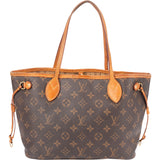 Louis Vuitton Canvas Monogram Neverfull PM Handbag