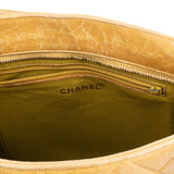 Chanel Yellow Caviar Leather Medaillon Handbag