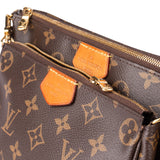 Louis Vuitton Canvas Monogram Multi Pochette Crossbody Bag