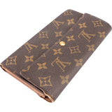 Louis Vuitton Canvas Monogram Sarah Wallet