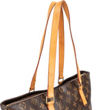 Louis Vuitton Canvas Monogram Cabas Mezzo Shoulder Bag