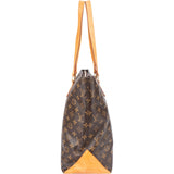 Louis Vuitton Canvas Monogram Cabas Mezzo Shoulder Bag