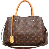 Louis Vuitton Canvas Monogram Montaigne MM Handbag