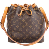 Louis Vuitton Canvas Monogram Sac Noe Petit Shoulder Bag