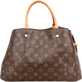 Louis Vuitton Canvas Monogram Montaigne MM Handbag