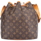 Louis Vuitton Canvas Monogram Sac Noe Petit Shoulder Bag