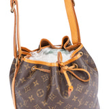 Louis Vuitton Canvas Monogram Sac Noe Petit Shoulder Bag