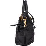 Prada Black Leather City Handbag