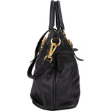 Prada Black Leather City Handbag
