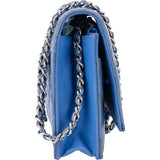 Chanel Quilted Patent Leather Wallet On Chain Crossbody Bag