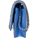 Chanel Quilted Patent Leather Wallet On Chain Crossbody Bag