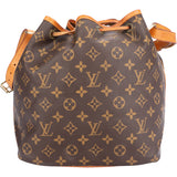 Louis Vuitton Canvas Monogram Sac Noe Petit Shoulder Bag