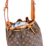 Louis Vuitton Canvas Monogram Sac Noe Petit Shoulder Bag