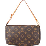 Louis Vuitton Canvas Monogram Pochette Accessoire Handbag