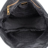 Prada Nylon Saffiano Leather Shopper Handbag