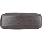 Saint Laurent Grey Croco Optic Leather West Hollywood Crossbody Bag