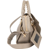 Balenciaga Grey Leather Mini City Handbag