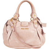 Miu Miu Classic Leather City Handbag