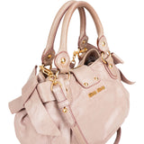 Miu Miu Classic Leather City Handbag
