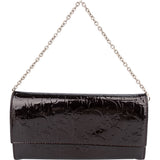 Christian Dior Patent Leather Trotter Monogram Wallet on Chain Handbag