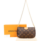 Louis Vuitton Canvas Monogram Pochette Accessoire Shoulder Bag