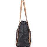 Prada Bicolor Leather City Shoulder Bag