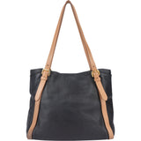 Prada Bicolor Leather City Shoulder Bag
