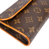 Louis Vuitton Canvas Monogram Pochette Florentine Crossbody Bag