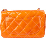 Chanel Quilted Patent Leather Single Flap Crossbody Bag