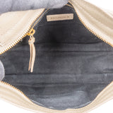 Balenciaga Grey Leather Mini City Handbag