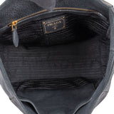 Prada Bicolor Leather City Shoulder Bag
