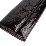 Christian Dior Patent Leather Trotter Monogram Wallet on Chain Handbag