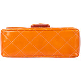 Chanel Quilted Patent Leather Single Flap Crossbody Bag