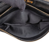 Miu Miu Black Leather Crossbody Bag