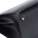 Hermès Noir Boxcalf Kelly 35 Handbag