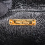 Miu Miu Black Leather Crossbody Bag