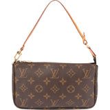 Louis Vuitton Canvas Monogram Pochette Accessoire Handbag