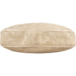Gucci Gold Tone Suede GG Monogram Hobo Bag - vintageandkickz