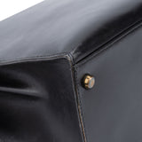 Hermès Noir Boxcalf Kelly 35 Handbag