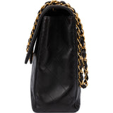 Chanel Quilted Lambskin 24K Gold Jumbo Single Flap Crossbody Bag