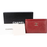Chanel Leather Camelia Cardholder
