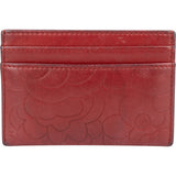 Chanel Leather Camelia Cardholder