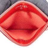 Chanel Leather Camelia Cardholder