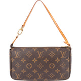Louis Vuitton Canvas Monogram Pochette Accessoire Handbag