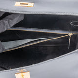 Hermès Noir Boxcalf Kelly 35 Handbag