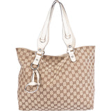 Gucci GG Monogram Horsebit Icon Shopper Bag