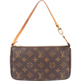 Louis Vuitton Canvas Monogram Pochette Accessoire Handbag