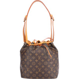 Louis Vuitton Canvas Monogram Sac Noe Petit Shoulder Bag