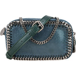 Stella McCartney Suede Leather Mini Falabella Crossbody Bag - vintageandkickz